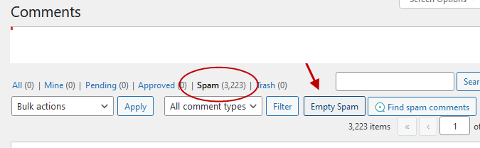 empty-spam